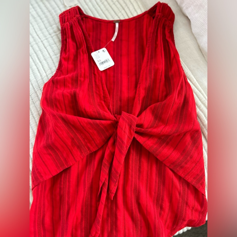 Free People Front Tie Top NEW